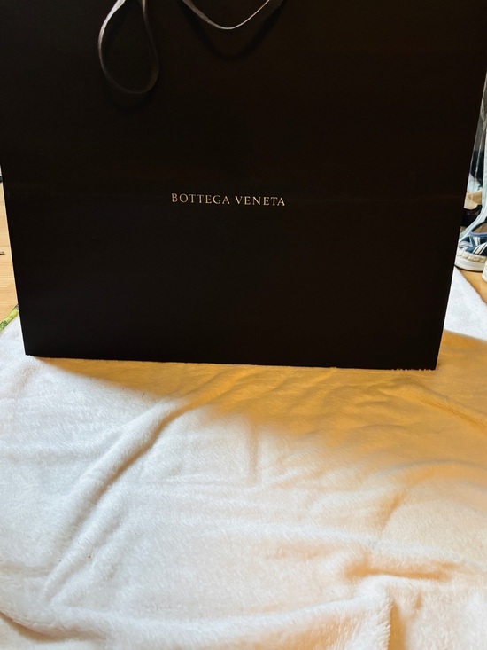 Bottega Veneta Other - Bottega Veneta Large Chocolate Brown Luxury Shopping Gift Bag Authentic